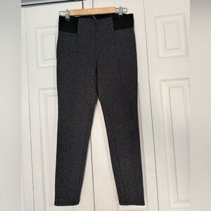 Ann Taylor Factory Black and Gray Skinny Pants